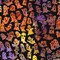Timeless Treasures Halloween Tonga Batiks Haunted Ghosts Orange Purple 100% Cotton Price per Yard